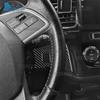 Real Soft Carbon Fiber Sticker For Mitsubishi Outlander 2017 2018 2019 2020 2021 LHD RHD Central Air Outlet Frame Panel Trim