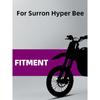 Foot Pegs for Surron Hyper Bee,CNC 6061 Aluminum Footpegs Pedal for Electric Dirt Bike Sur Ron Hyper Bee-Purple