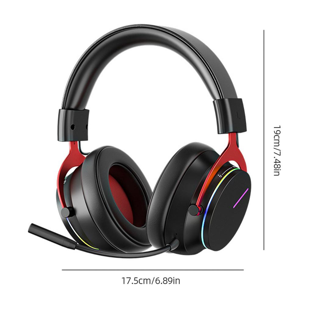 Беспроводные наушники 5,8 ГГц, игровая гарнитура с микрофоном, 7.1 Surround, гарнитура с низкой задержкой, геймерская гарнитура для ПК, ноутбука