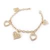 [J9611] - Gold Plated Bracelet 'Love'