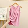 Women's Loose Fit Sleeveless Maternity Vest, Plus Size 200 Lbs, Belly-Covering Summer Outerwear.