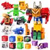Number Blocks 9 In 1 Animal Robot Figure Cube Transfor Force Weapon Building Educational Kids Boy Octopus Back To School Toys