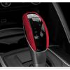 car suede leather gear shift knob cover trim frame F For Alfa Romeo Stelvio 2017 2018 Giulia 2016 2017 2018 interior decorations