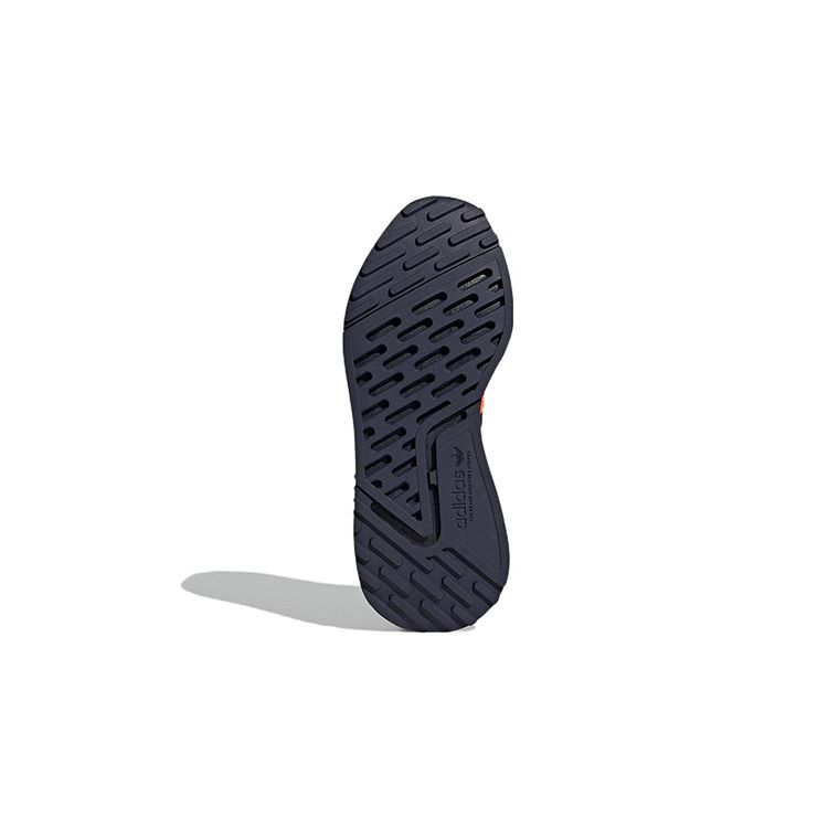 adidas Оригинальные кроссовки Originals Multix, прочные, дышащие, с низким верхом, для бега, детские, сине-оранжевые, GW3005