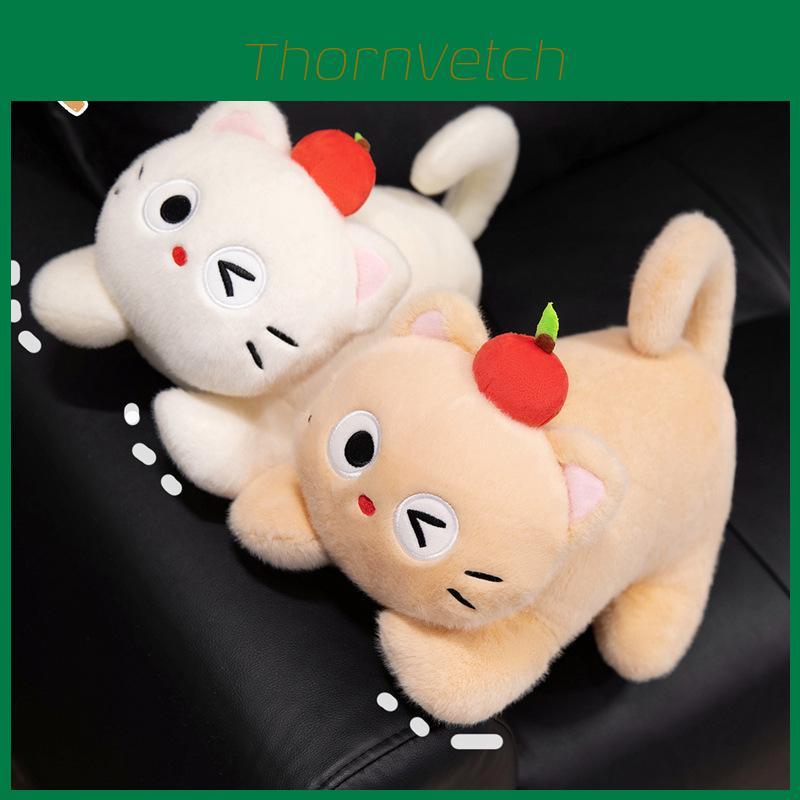 Плюшевая игрушка Apple Cat с набивкой из ПП хлопка для детей и подарков