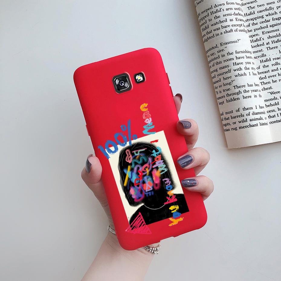 case For Samsung Galaxy A7 2017 Case Cute Painted silicon soft tpu phone back Cover Bumper For Samsung A7 2017 A720 A720f Cases