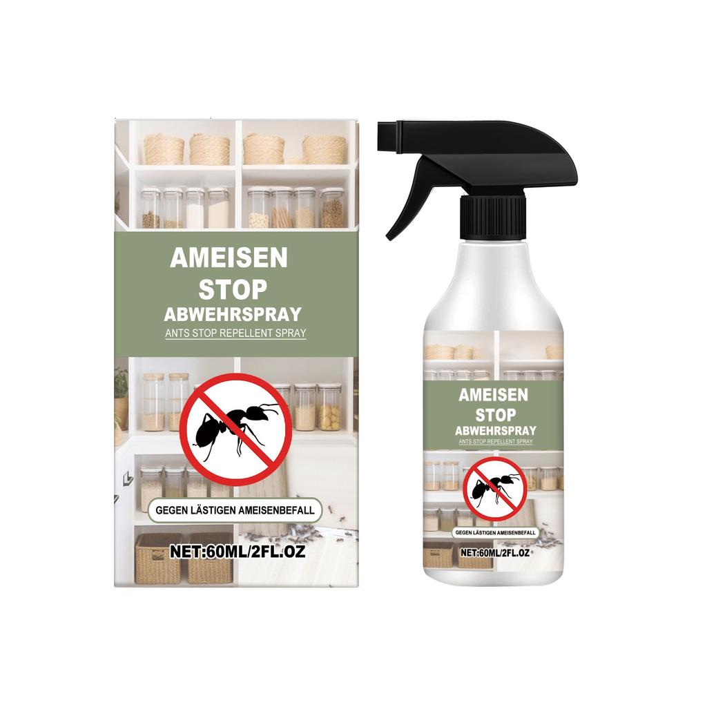 Спрей от муравьев для внутреннего и наружного применения, свежий, быстрый и эффективный против муравьев, 60 мл
