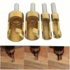 4Pcs/set Titanium Coated Shank Barrel Cork Drill Bit Plug Cutter Bored Hole Tenon Drills Saw Arbors Woodwork Tools