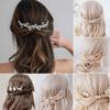 Wedding Hair Ornament Rhinestone Handmade Hair Pins Crystal Headband Bridal Hairpin Tiara Jewelry