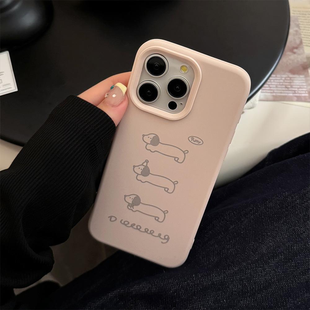 iPhone 16 15 14 Case Compatible and Suitable for 13 12promax Cute Dachshund
