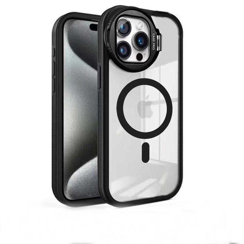 16 15 14 Pro Max Case Magsafe Camera Protection Bracket Cover for iPhone 12 11 13 14 15 16 Pro Max 15pro Luxury Magnetic Hard Cases