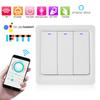 WiFi умный пульт дистанционного управления настенный сенсорный выключатель света для голосового управления Google Home EU 100-250 В