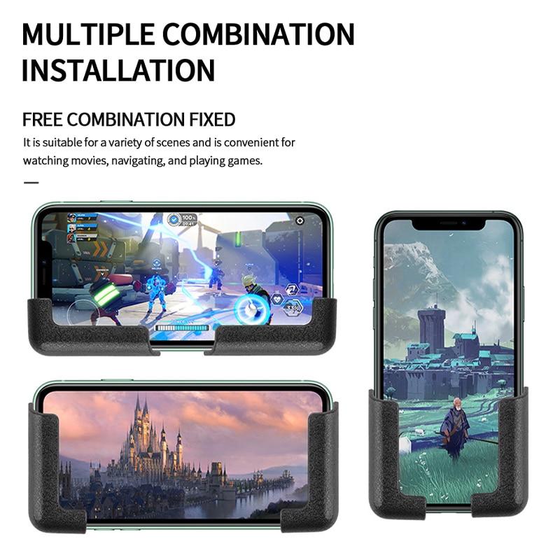 SEAMETAL Автомобильный держатель для телефона-подставка, сумка для мобильного телефона, многофункциональный черный карманный органайзер для сотового телефона, сумка для хранения автомобиля, наклейка