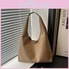 Chic Minimalist Pu Tote Bag For Autumn Fashion Large Capacity Stylish Shoulder Bag