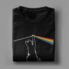 Unisex's Playing with Light Cat T Shirts  100% Cotton Tops Funny Short Sleeve Crew Neck Tee Shirt Unique T-Shirt