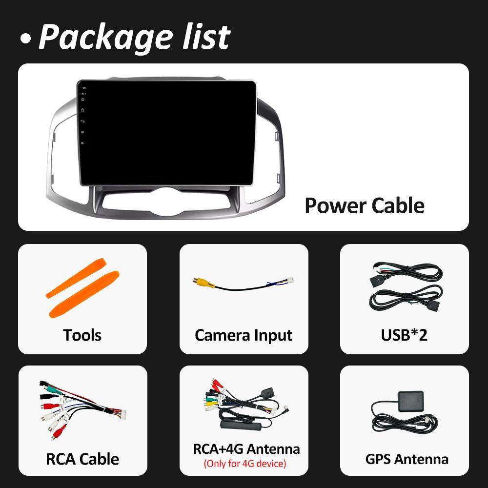 Android 14 Car Audio для Chevrolet Captiva 1 2011 2012 2013 2014 2015 2016 Радиоплеер Bluetooth Wireless Carplay DSP Stereo 4G