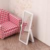 1:12 Dollhouse Miniature Simulation Full Length Mirror Model Furniture Accessories For Dolls House Decoration Kids Toys