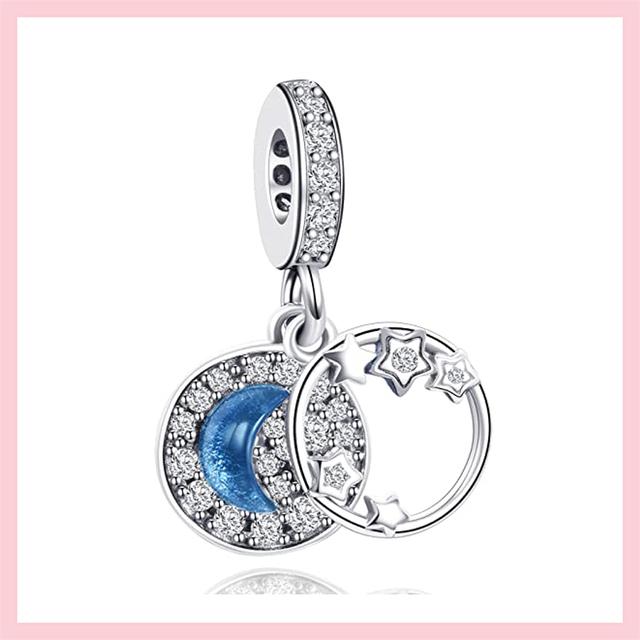 Бусины из стерлингового серебра 925 пробы с кубическим цирконием, подвески "Всевидящий глаз", подходят к оригинальному браслету, ювелирные изделия