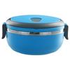 Food Lunch Box Containers Case 700ml Protable Travel Stainless Steel Round