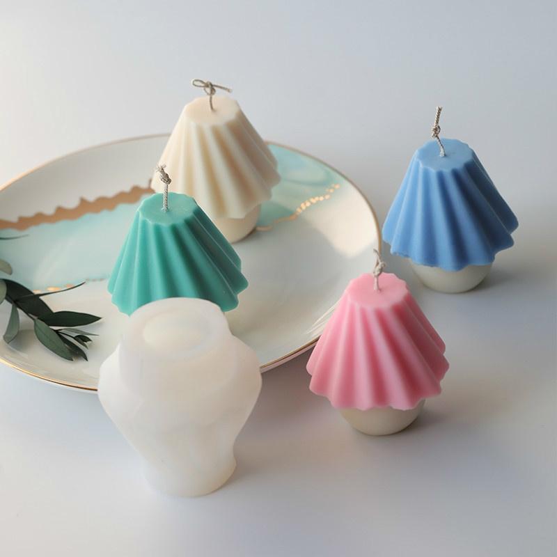 Новая настольная лампа свеча форма силиконовая форма смоляная форма ручная работа ароматерапия гипсовая форма свеча декор