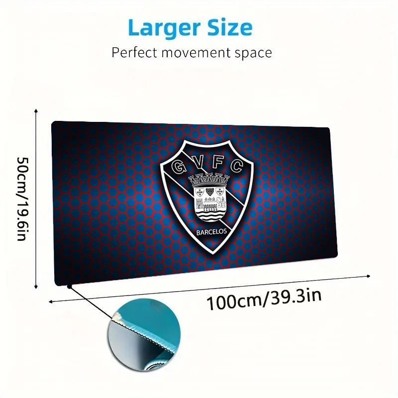 Gil Vicente FC Color Mouse Pad Large Gaming Table Cushion Non-slip Laptop Tablet Big Mousepad XXL Mat Mini PC Playmat With Lock edge