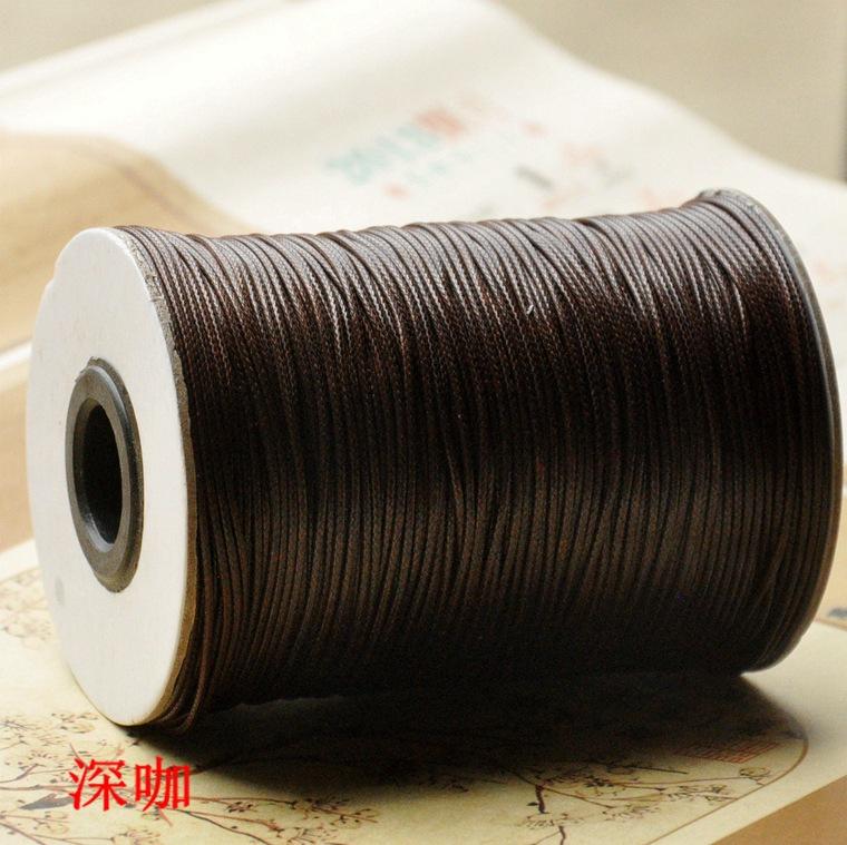 Материал для ожерелья и браслета, ювелирные аксессуары, разноцветная вощеная веревка, 200 ярдов в рулоне вощеной нити, плетеная проволочная веревка своими руками