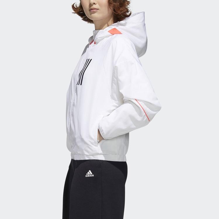 (WMNS) adidas W.N.D. Sports Stylish Jacket White Women's GF0131