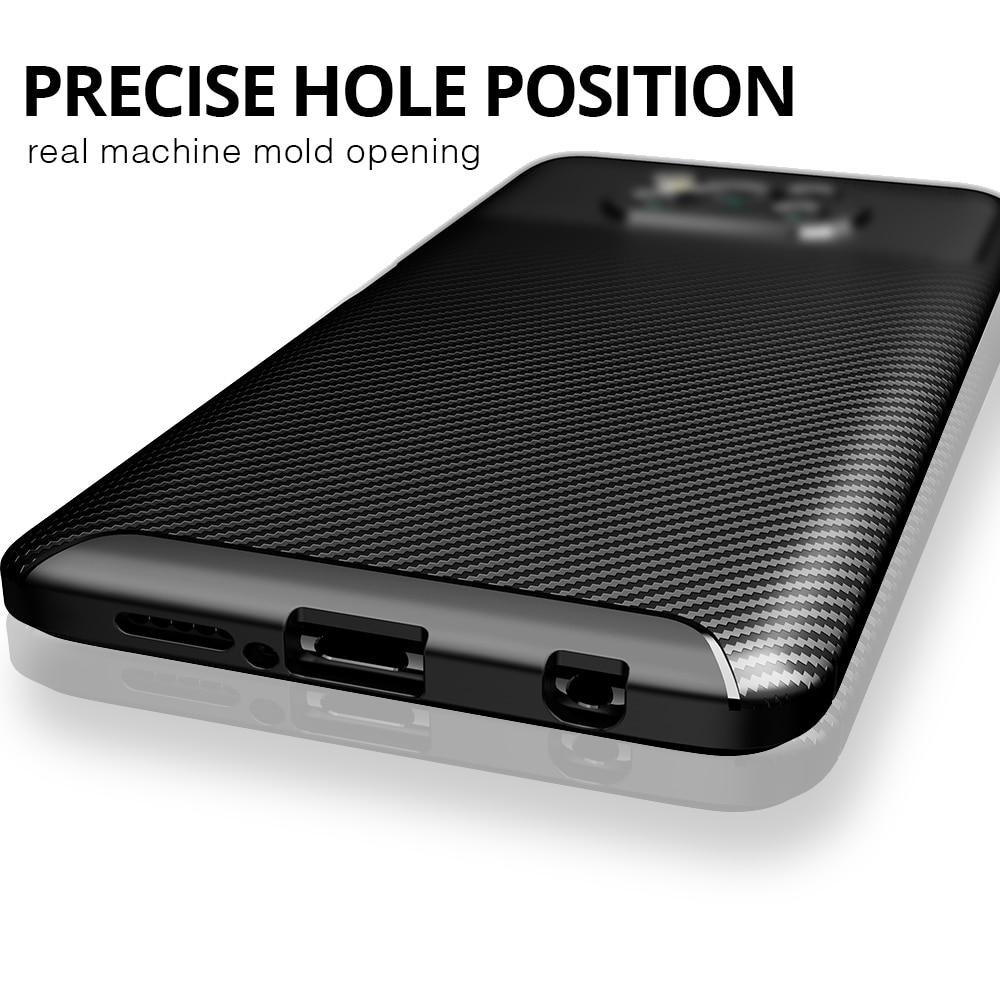 Чехол для PocoPhone X3Pro, матовый мягкий чехол из углеродного волокна, подходит для Xiaomi Poco X 3 X3 Pro NFC PocoX3Pro, силиконовый противоударный чехол для телефона