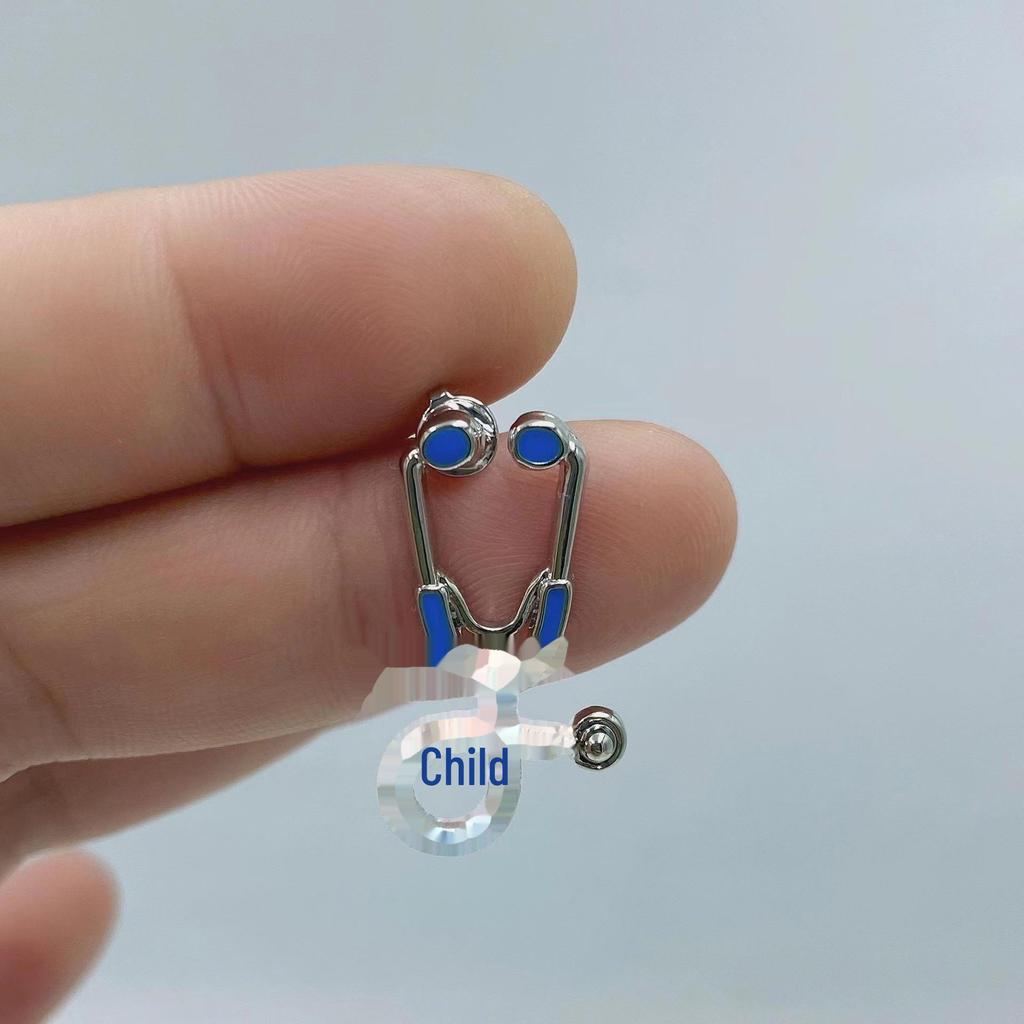 Брошь в виде стетоскопа в виде мультяшного доктора - Креативные европейские и американские украшения