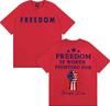 Is Worth Fighting for Freedom Charlie Kirk T-shirts Men Women Fashion Aesthetic Short Sleeve T Shirt Summer Tops Comfort T-shirt