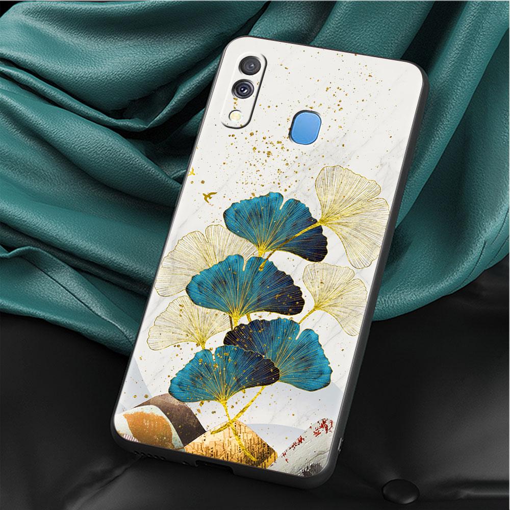 Чехол для Samsung Galaxy A50 A70 A30 A20s A20e A10 A40 A10s A10e M52 M51 M31 M30s M13 5G черный чехол для телефона роскошный золотой фольгированный арт