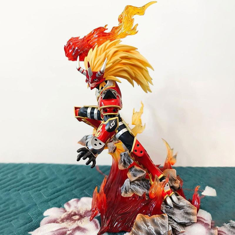 Фигурки Аниме Digimon Adventure Серия Агни Агnimon Фигурки ПВХ Статуя Коллекционная Модель Украшение для Офиса Подарок на День Рождения
