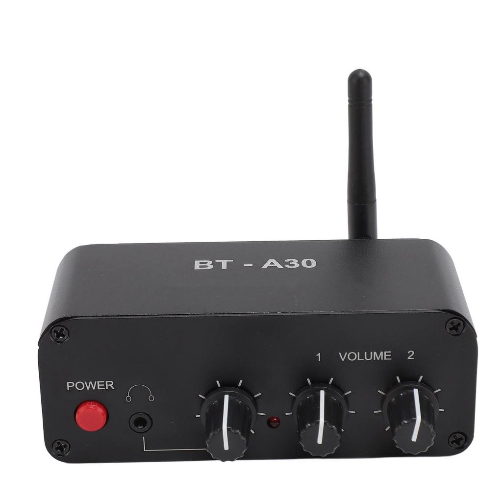 Bluetooth Sound Preamplifier 20dB Dual Op Amp NE5532 Stereo Preamp with RCA 3.5mm Port for Phono Turntable Speaker DC