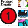 WhatSign Line up Spots for Classroom Floor Stickers - 36Pcs Number Stickers Floor Numbers for Classroom Lining up for Back to School Kindergarten