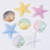 Shell Starfish Cake Decoration Resin Ocean Themed Cake Topper for Birthday Party Baby Shower Wedding Cake Decor