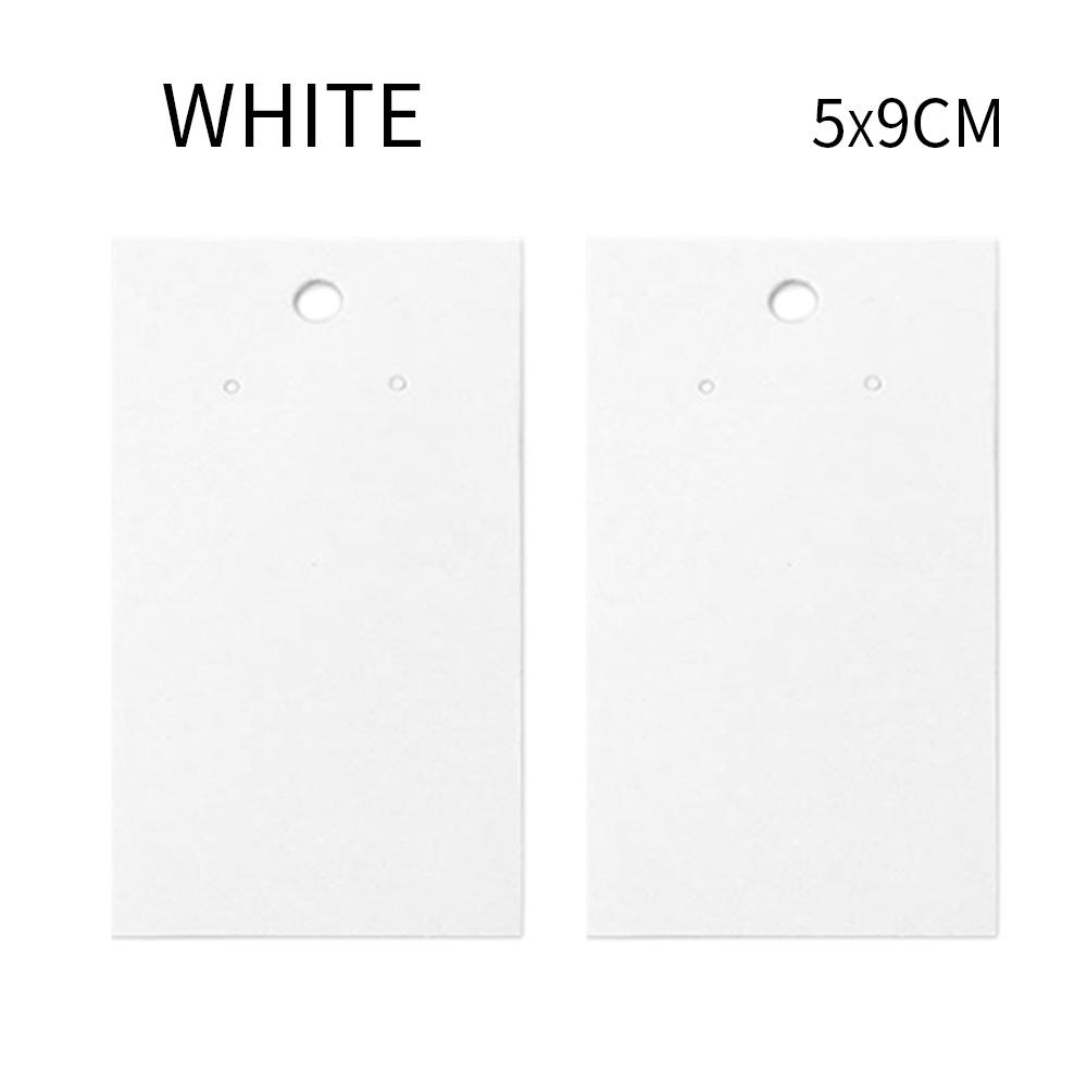 50pcs Earrings Necklaces Display Cards for Jewelry Box Packaging Cardboard Hang Tag Card Ear Studs Paper Card Jewelry DIY