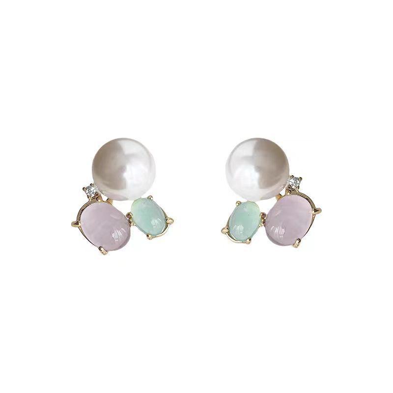 Серьги с радужным жемчугом: Модный стиль весна/лето 2025 для девочек