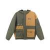 Outdoor Casual Color Block Pocket Zipper Hooded Jacket Men Jackets Green VN0A7YJ7KCZ