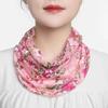 Summer Ice Silk Scarf Mask Neck Protector Fake Collar Printing Riding Protection Anti-ultraviolet Breathable Sunscreen