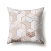 Ins Marble Polyester Pillowcase Car Decoration Home Printed Car Waist Cushion Pillowcase Pillowcase Car Decoration