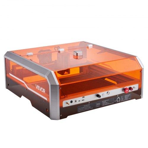 VEVOR Laser Engraver, 20W, Laser Engraving and Cutting Machine with Enclosure Camera, Laser Cutter, 400 x 400 mm Working Area, 30000 mm/min, for Wood