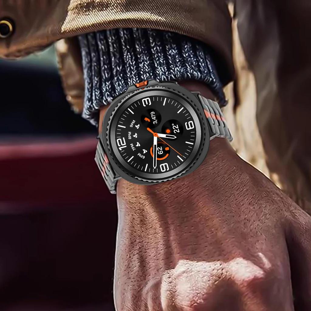 Stainless Steels Strap for Samsung Galaxy Watch 8 Classic 46mm 40mm/44mm Wristband Luxury Bracelet for Samsung Galaxy Watch 7 Ultra 47mm Accessories