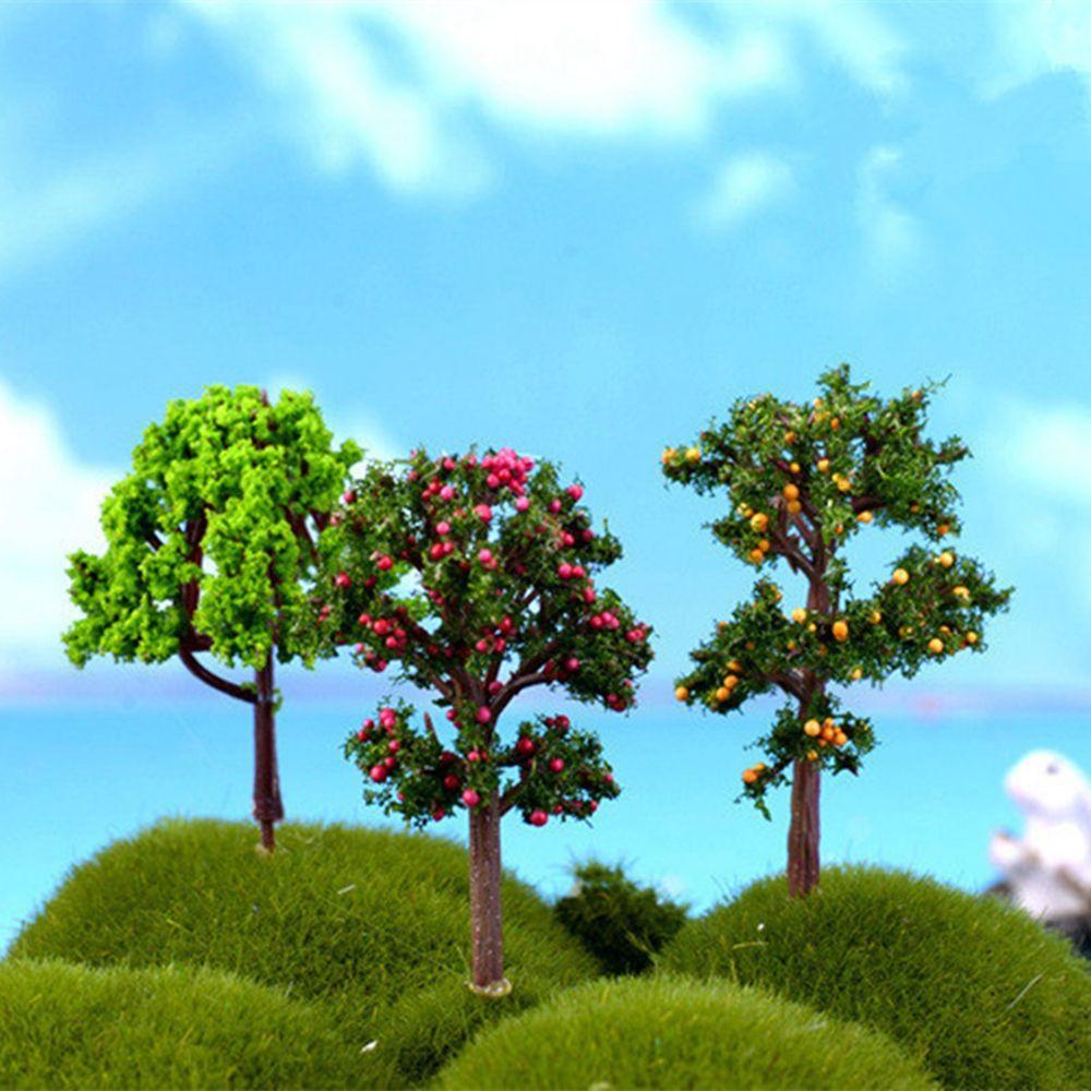 Railroad Decoration Building Landscape Accessories Artificial Scenery Trees Miniature Flower Tree