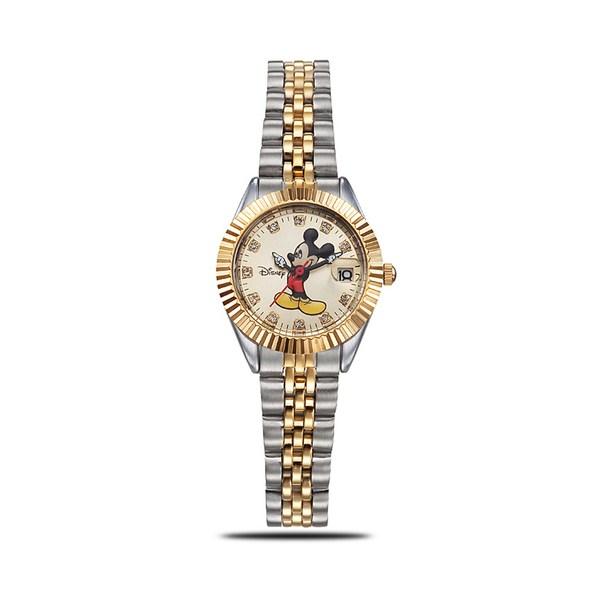 Disney Women's Mickey Mouse Character Timeless Metal Band Watch 26mm OW619