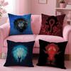 Подушка с принтом из игры World of Warcraft W-Wow, летняя прохлада, льняная ткань, двусторонняя печать, наволочка, декор для дивана, подарок