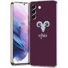 Constellation Virgo Aries Transparent Cover for Samsung Galaxy S24 S23 S22 S20 S21 FE Ultra S24 S23 S10 S10E S9 Plus Phone Case