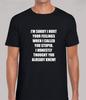Извини, что задел твои чувства Мужская смешная футболка Унисекс Смешной слоган-шутка Назвал тебя дураком Новинка Грубый юмор Подарок Футболка