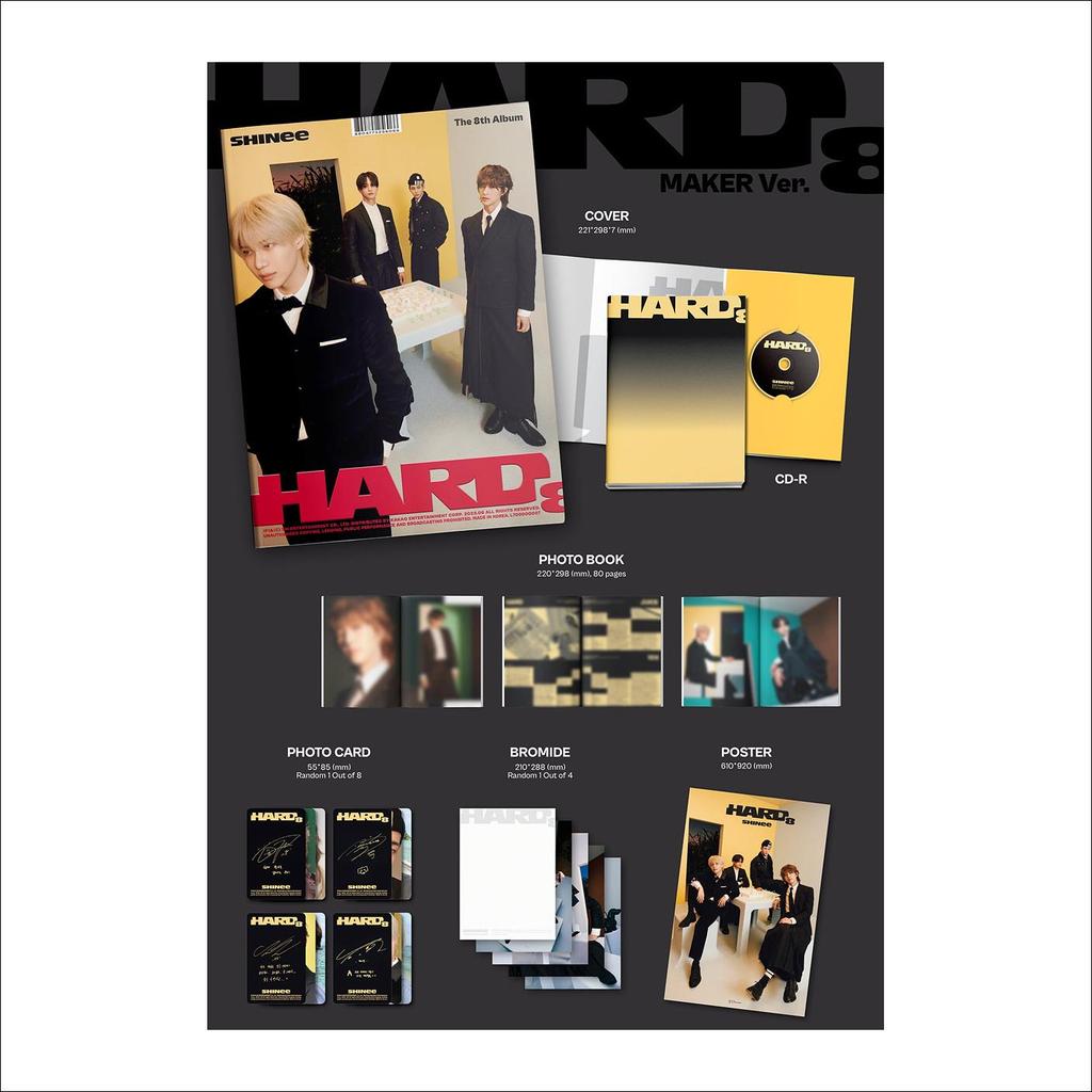 SHINee Версия фотокниги HARD. Альбом