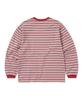 THISISNEVERTHAT Striped L/S Tee Red