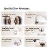 Shokz OpenDots 2 Спортивные Bluetooth-наушники с открытым ухом и клипсой